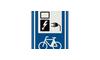 Verkeersbord RVV - BW101 SP20 Oplaadpunt elektrische fiets laadpunt opladen fietsen fietsoplaadpunt breed